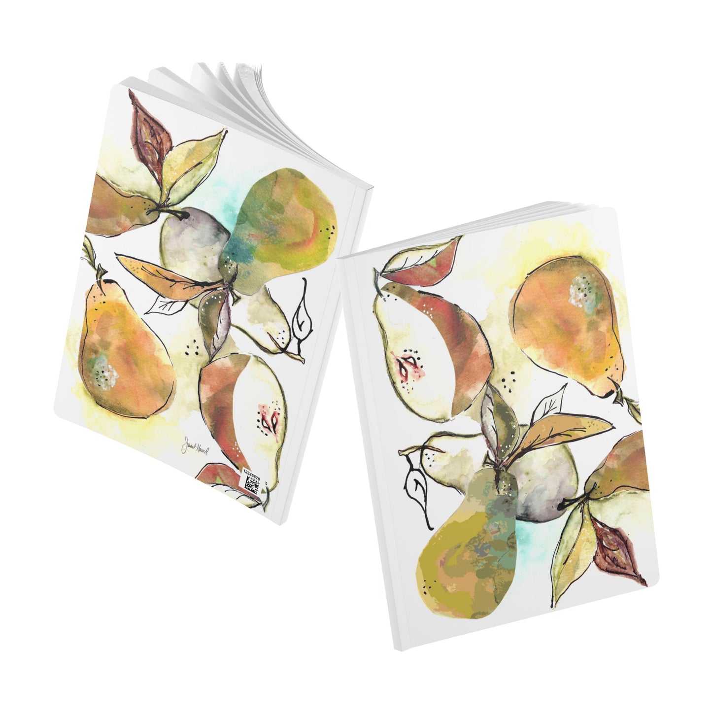 Softcover Journal "Velvety Pears" by Janet Hoard