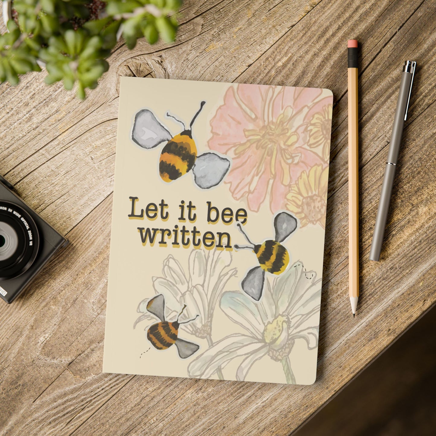 Softcover Journal "Let It Bee Written" by Janet Hoard