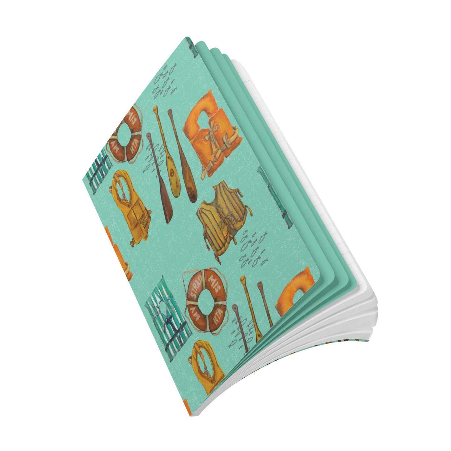 Softcover Journal with Inside Prints "Lake Vibes" by Janet Hoard
