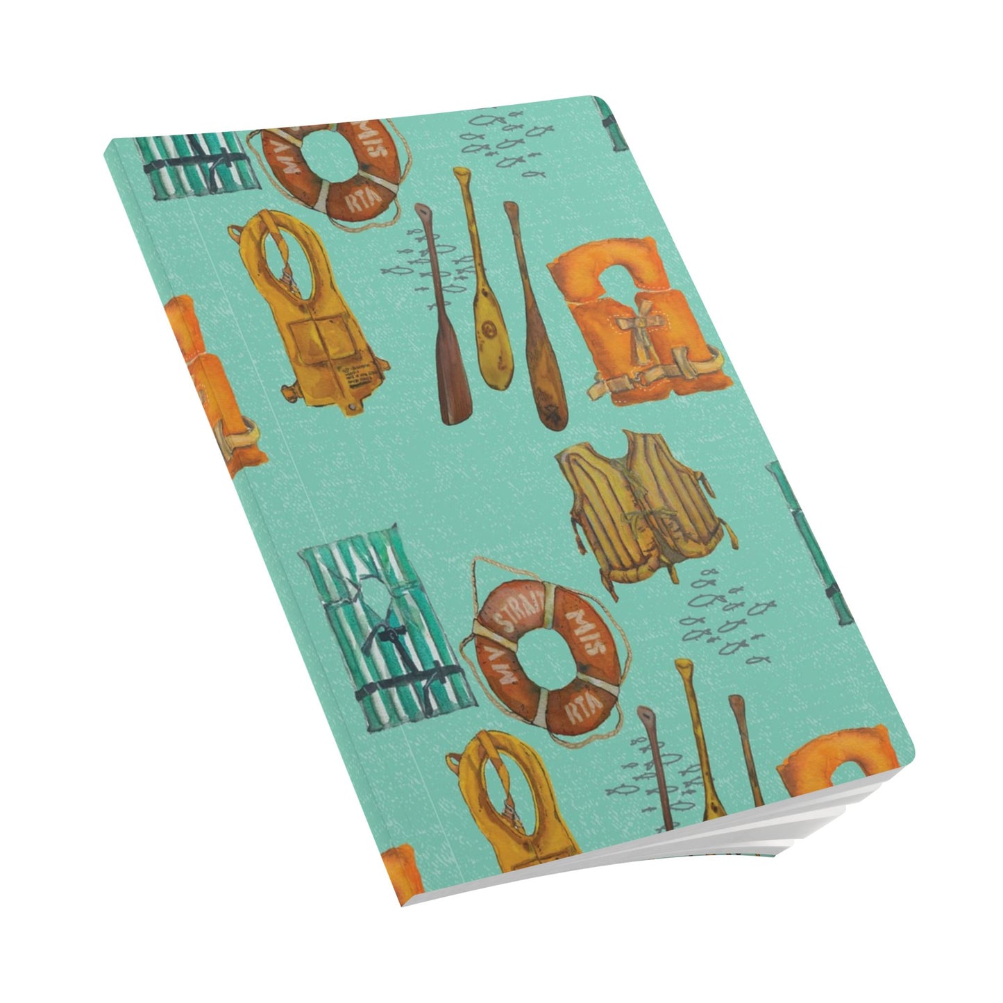 Softcover Journal with Inside Prints "Lake Vibes" by Janet Hoard
