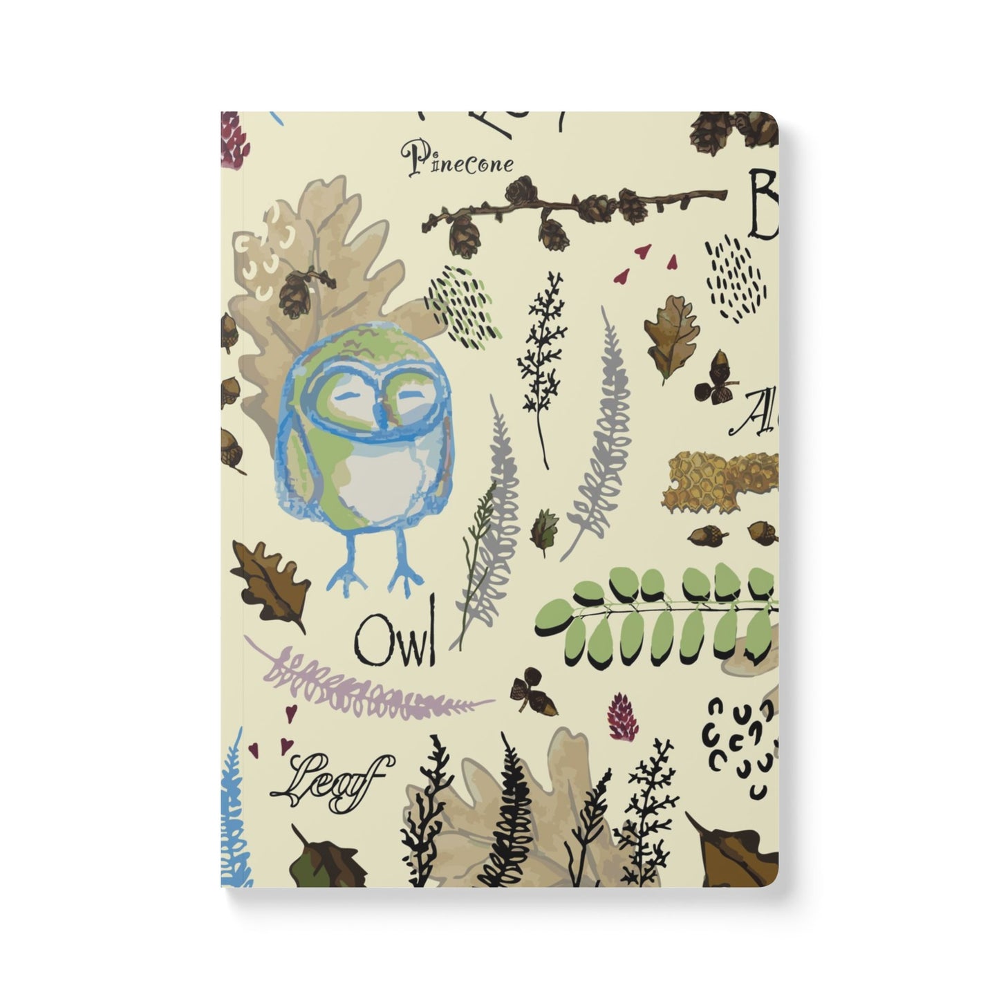 Softcover Journal "Hoot and Harvest" by Janet Hoard