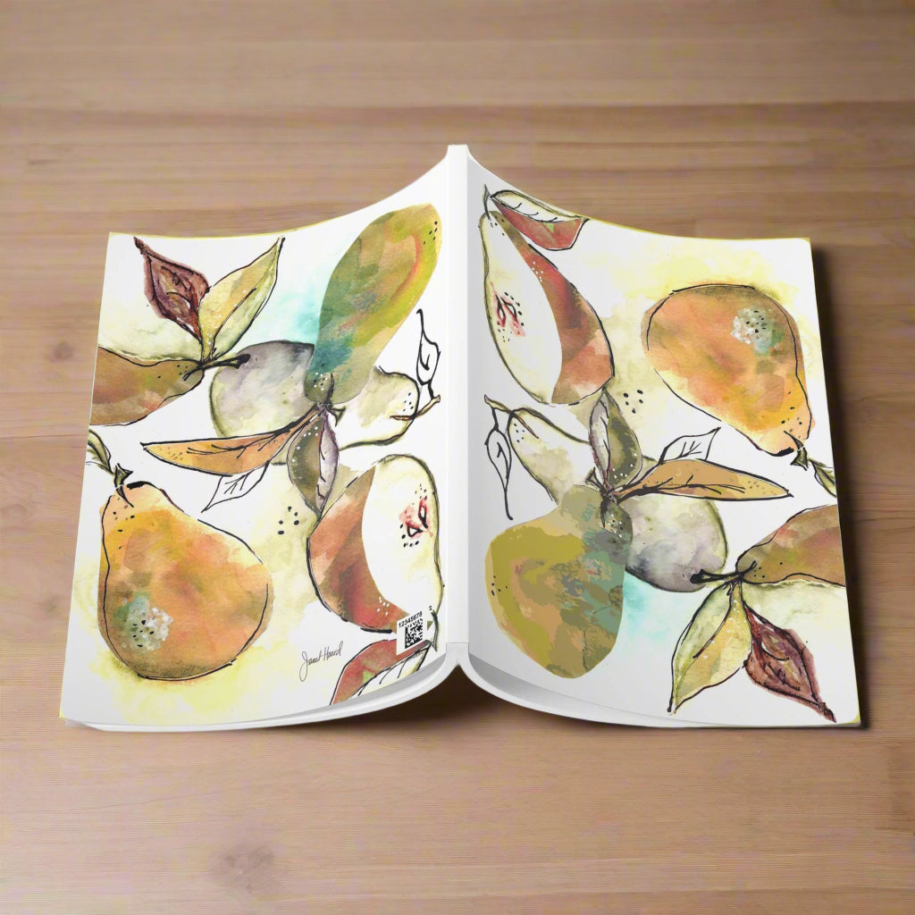 Softcover Journal "Velvety Pears" by Janet Hoard