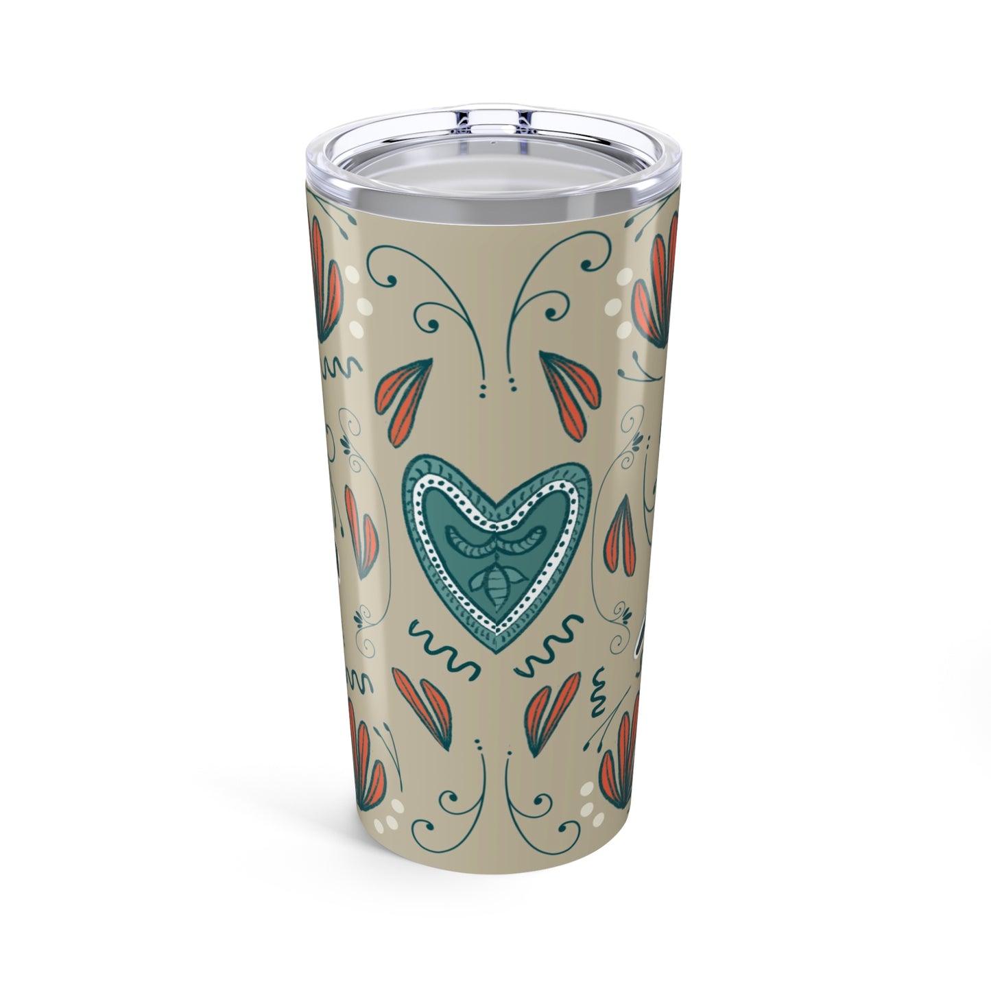 Tumbler 20oz "Rumbling Robins" by Janet Hoard