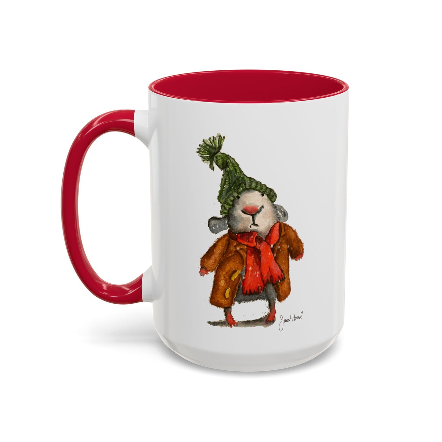 Colorful Mugs 15oz "Not a Creature Was Stirring..." by Janet Hoard