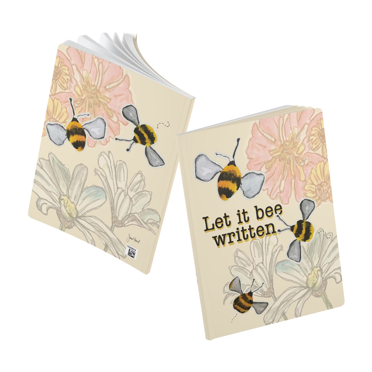 Softcover Journal "Let It Bee Written" by Janet Hoard