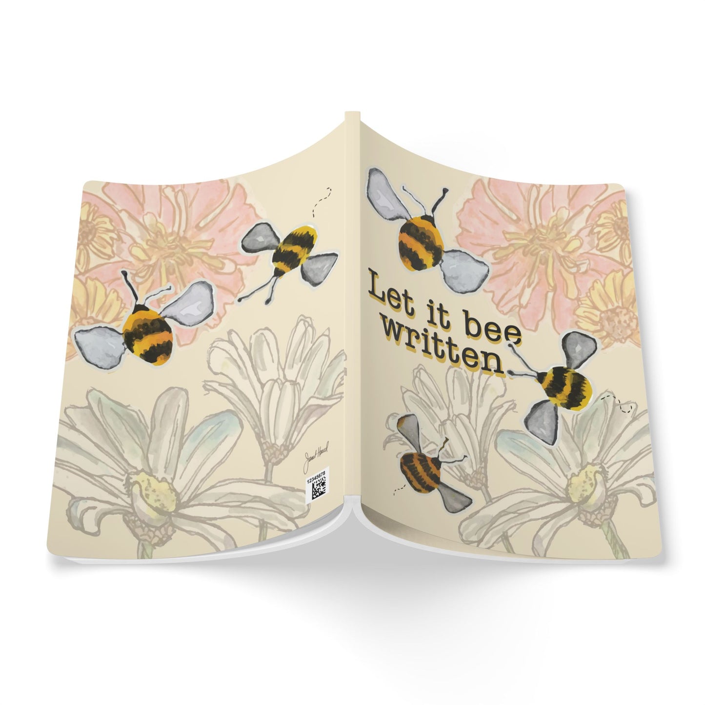 Softcover Journal "Let It Bee Written" by Janet Hoard