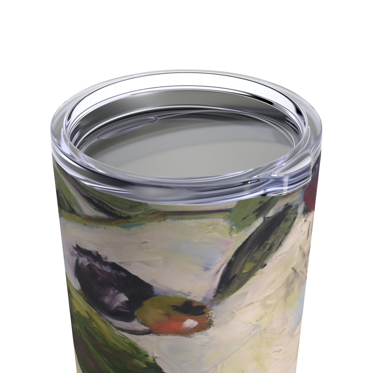 Tumbler 20oz "Luscious Blueberries" Oil Painting by Janet Hoard