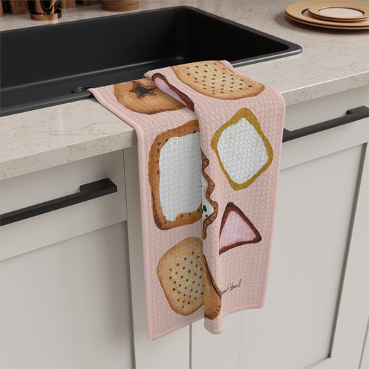 Kitchen Towel "Tartful Delight" by Janet Hoard