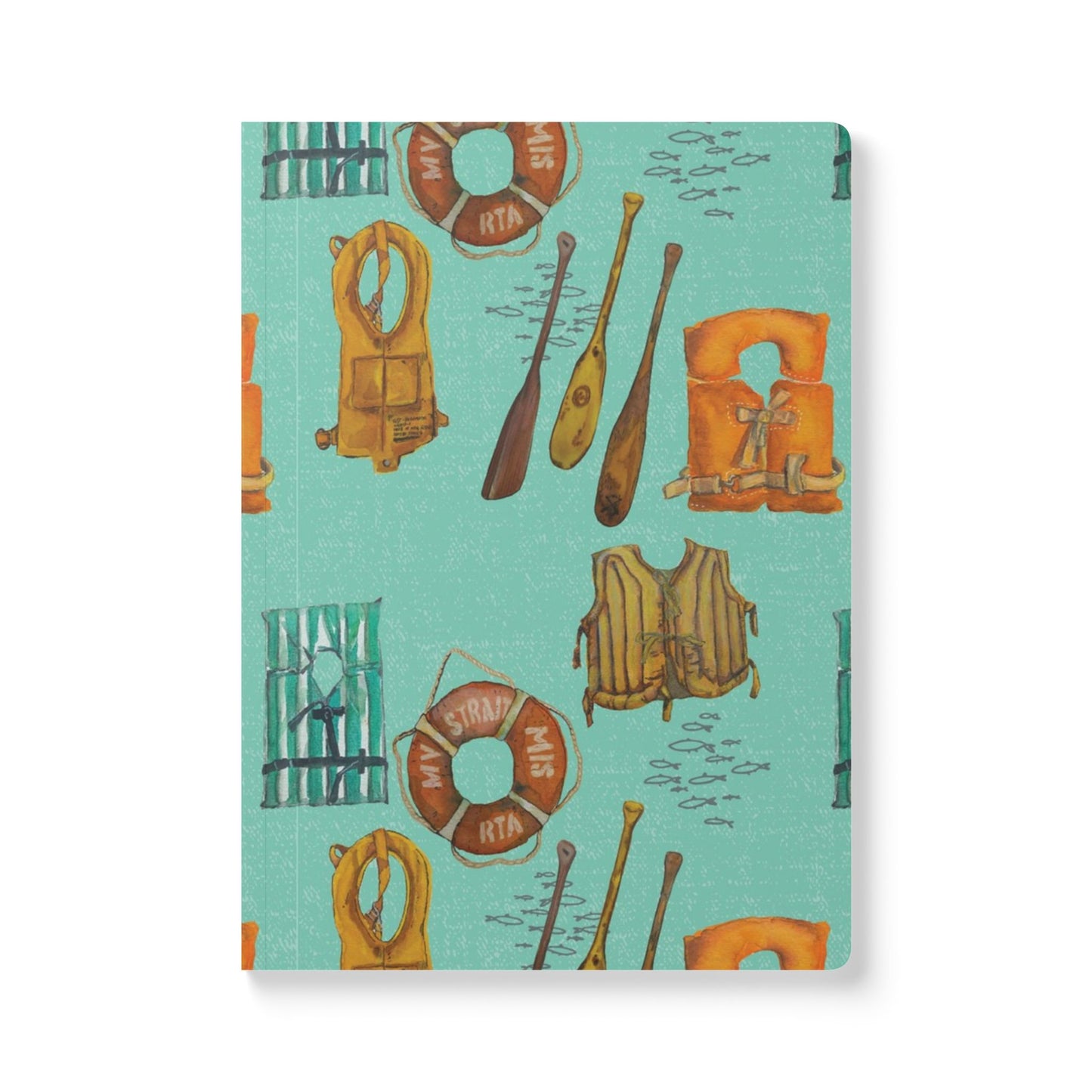 Softcover Journal with Inside Prints "Lake Vibes" by Janet Hoard