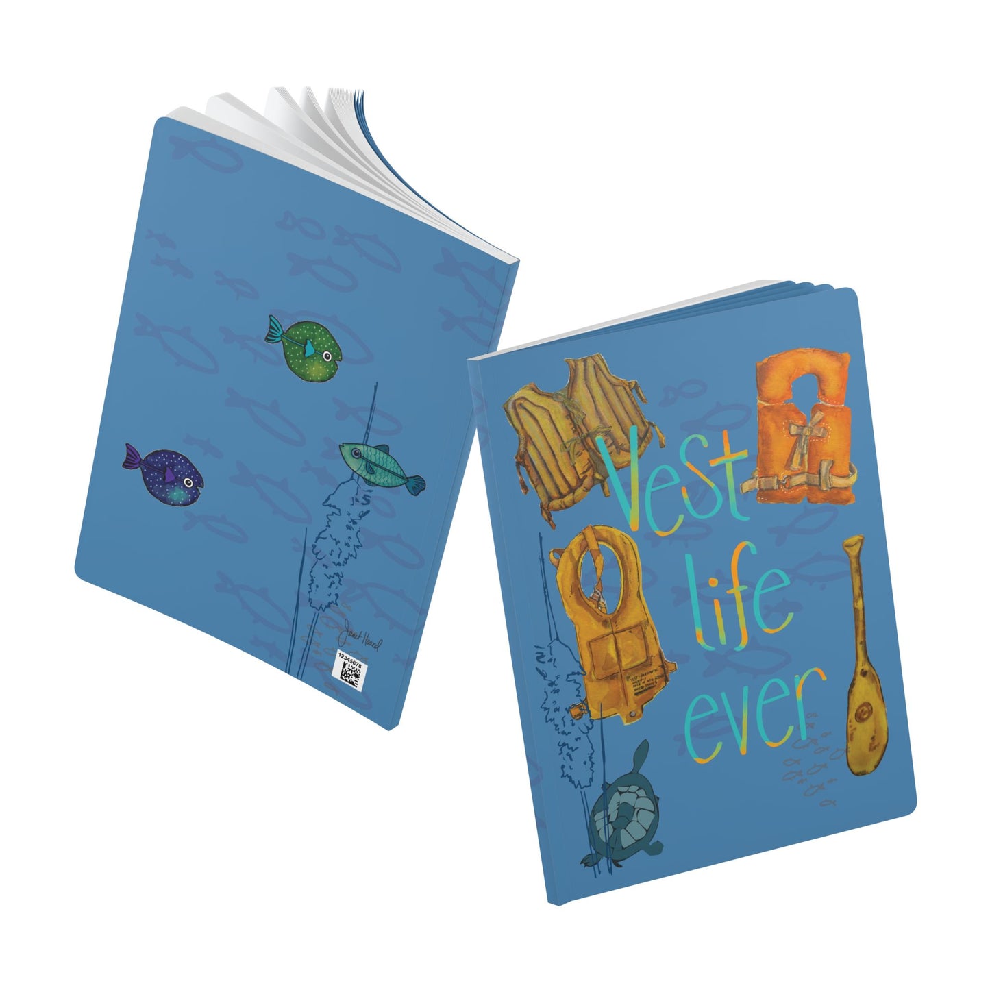 Softcover Journal "Vest Life Ever" by Janet Hoard
