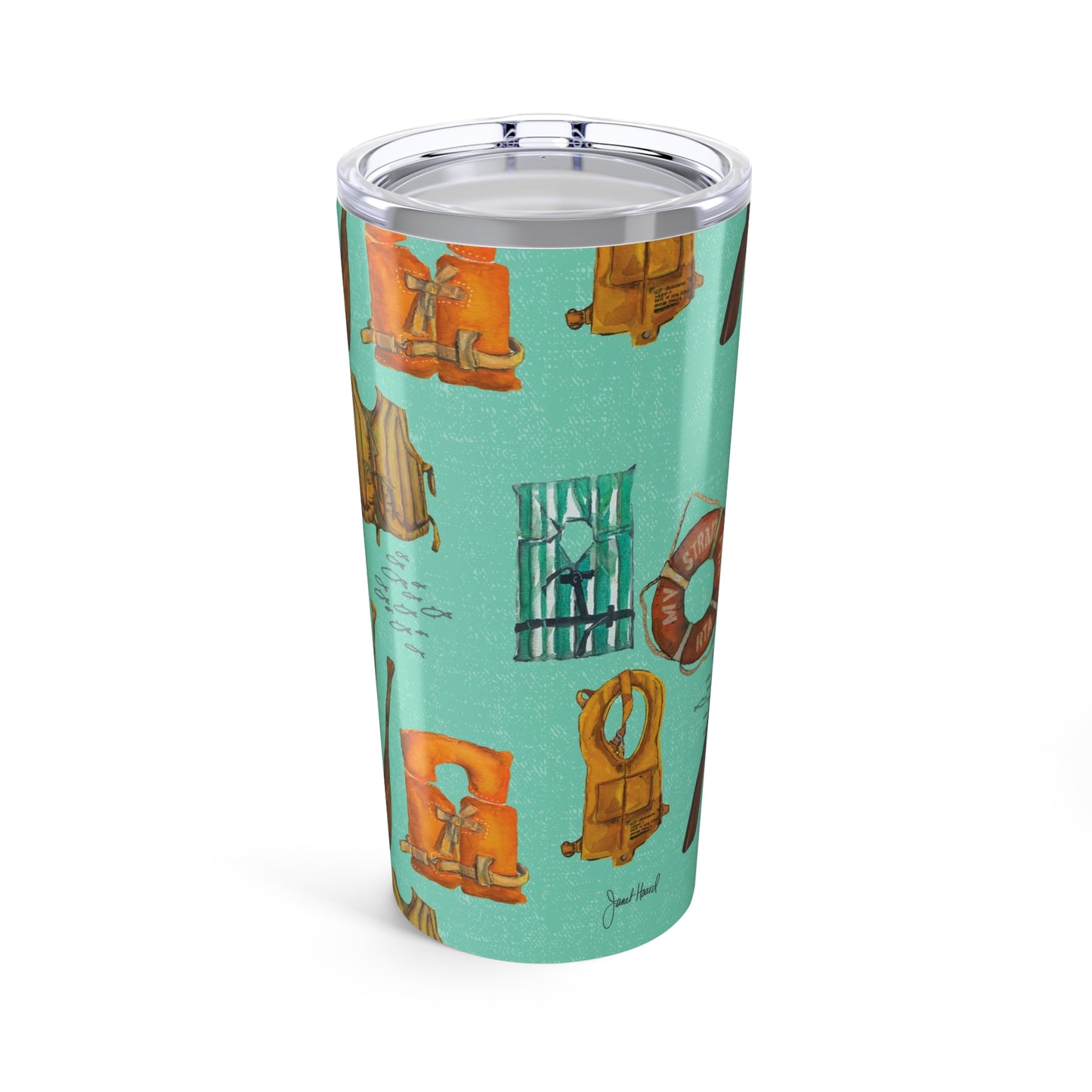 20oz Tumbler "Lake Vibe" by Janet Hoard