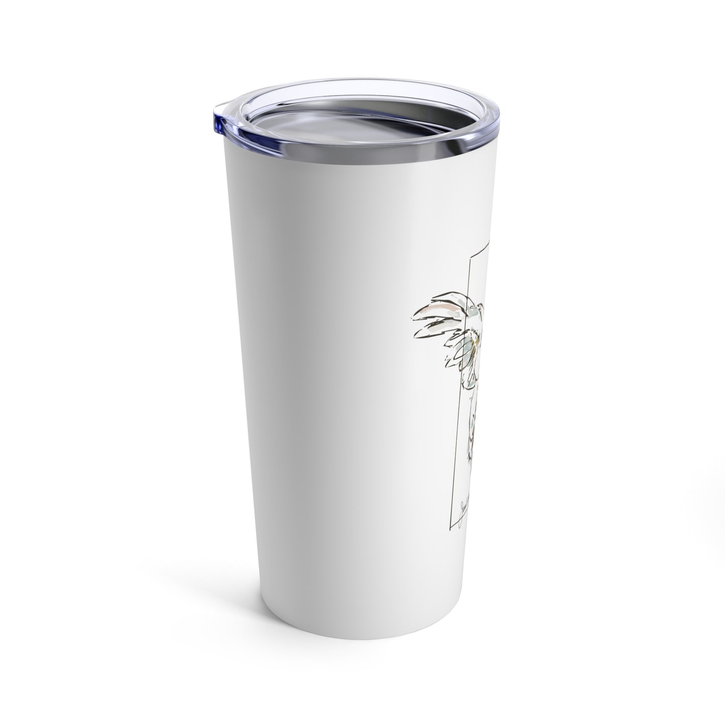 Tumbler 20oz "Dancing Rooster" art by Janet Hoard