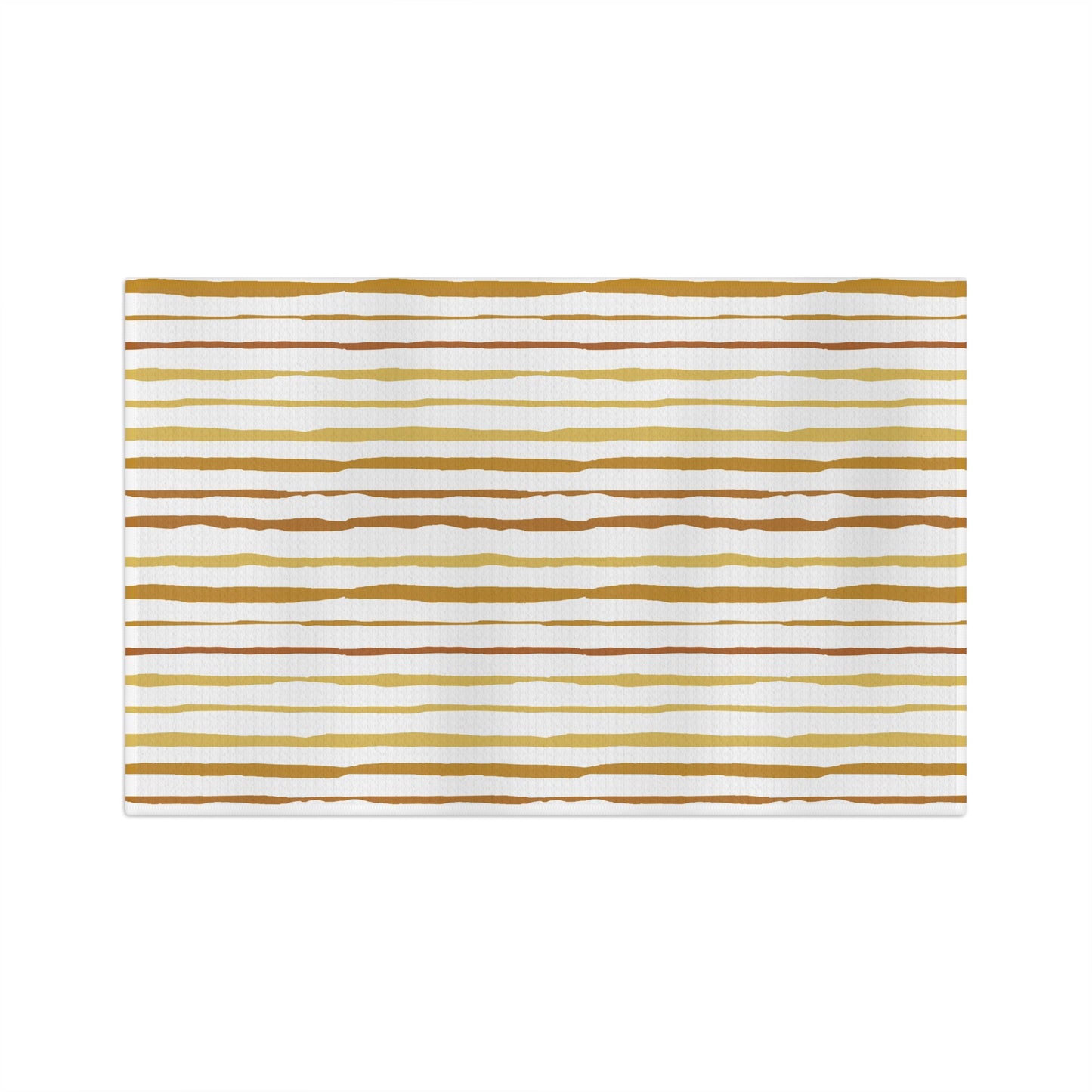 Kitchen Towel Microfiber "Golden Stripes" by Janet Hoard
