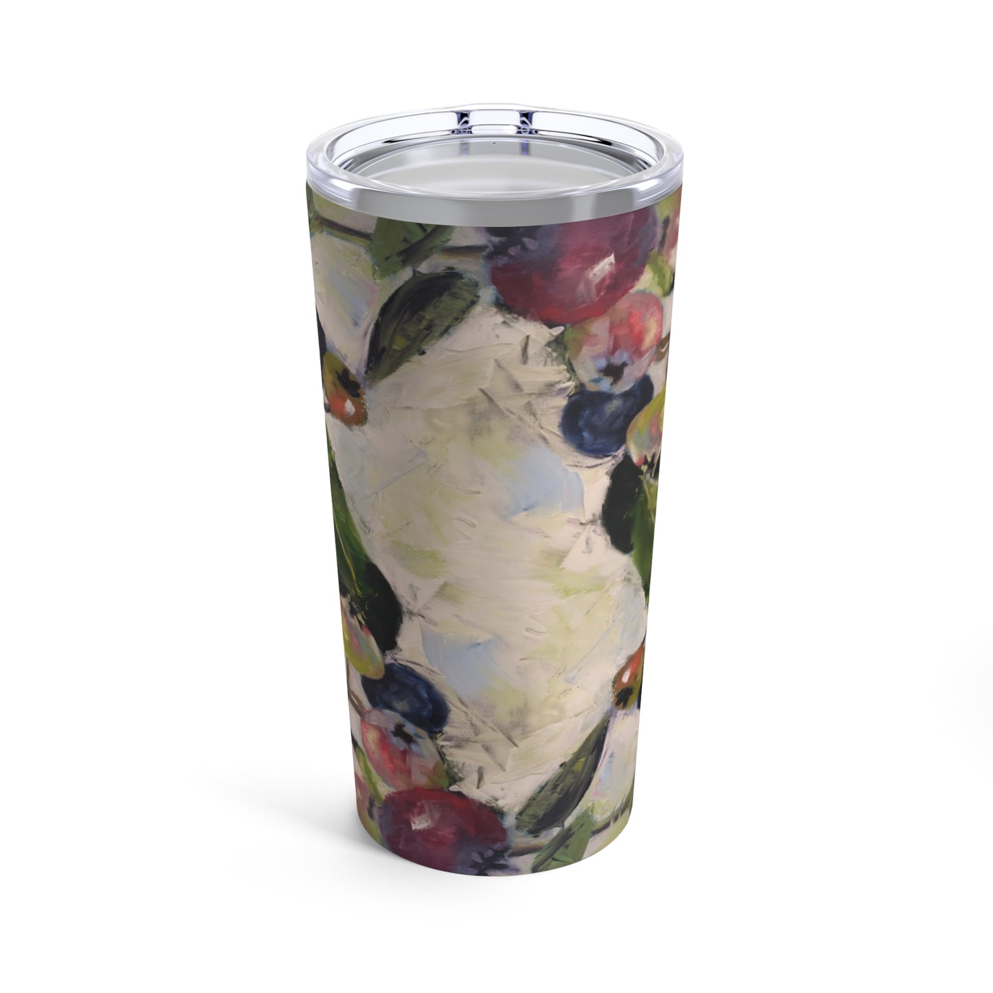 Tumbler 20oz "Luscious Blueberries" Oil Painting by Janet Hoard