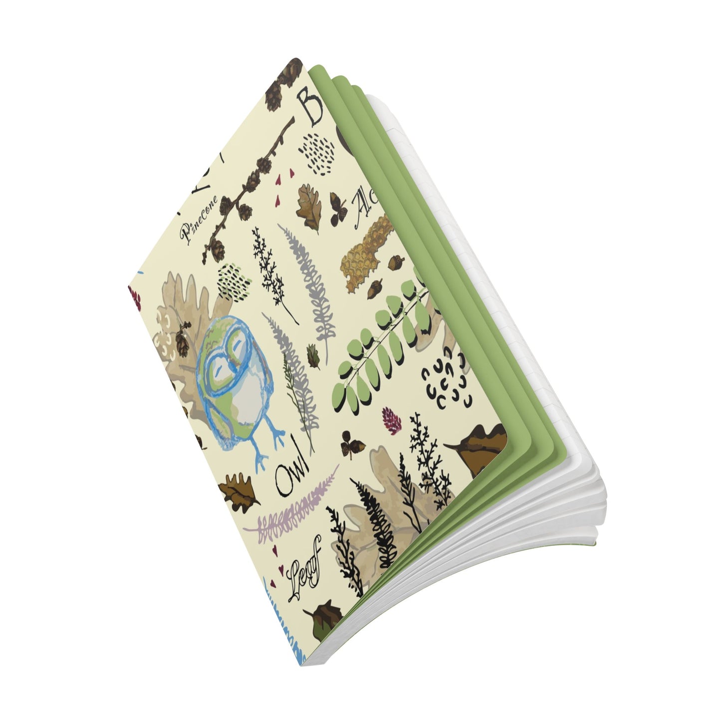 Softcover Journal "Hoot and Harvest" by Janet Hoard