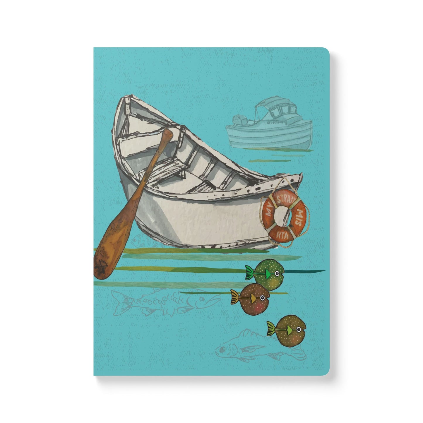 Softcover Journal "Rowboat Slumber" by Janet Hoard