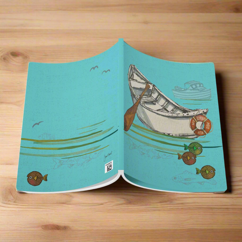 Softcover Journal "Rowboat Slumber" by Janet Hoard
