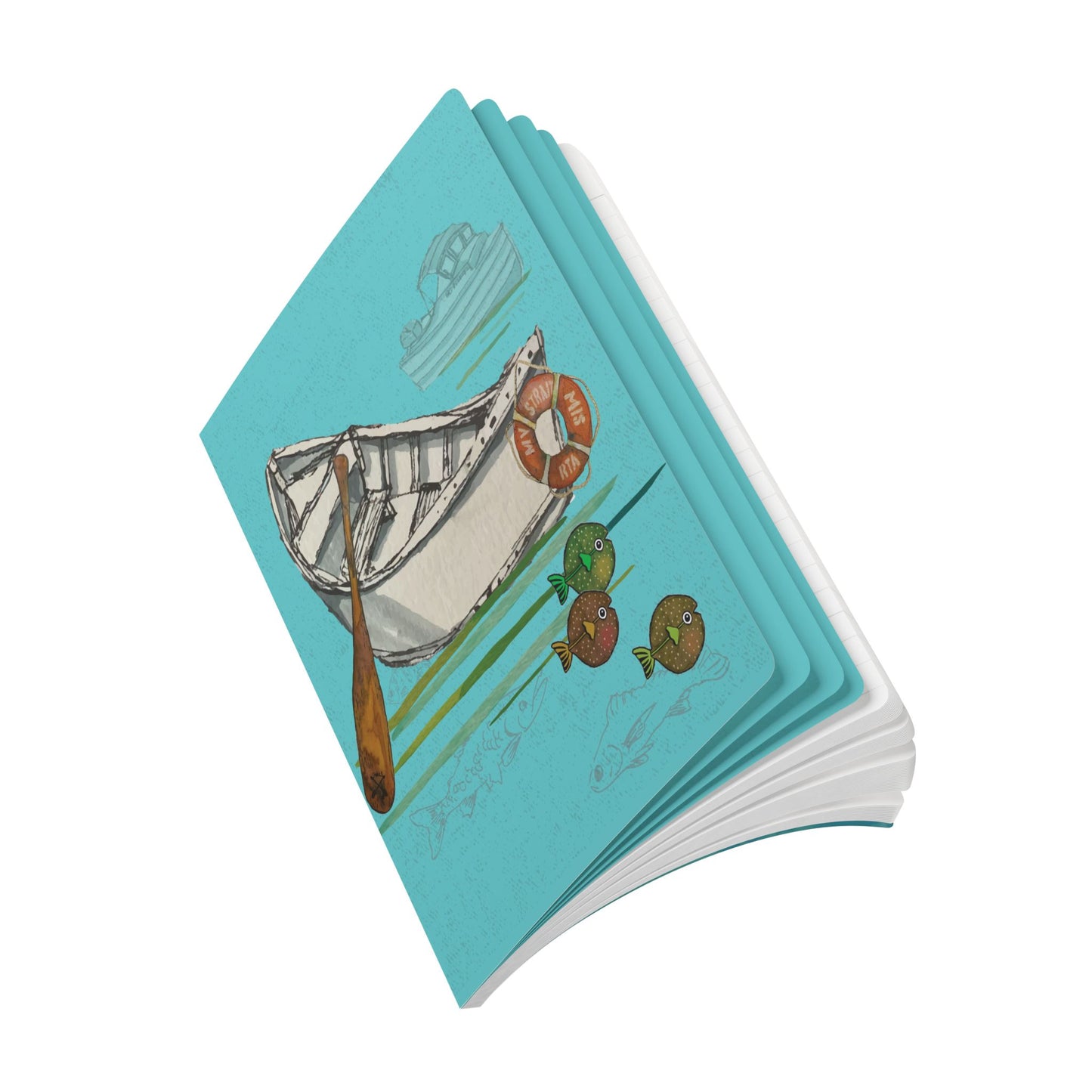 Softcover Journal "Rowboat Slumber" by Janet Hoard