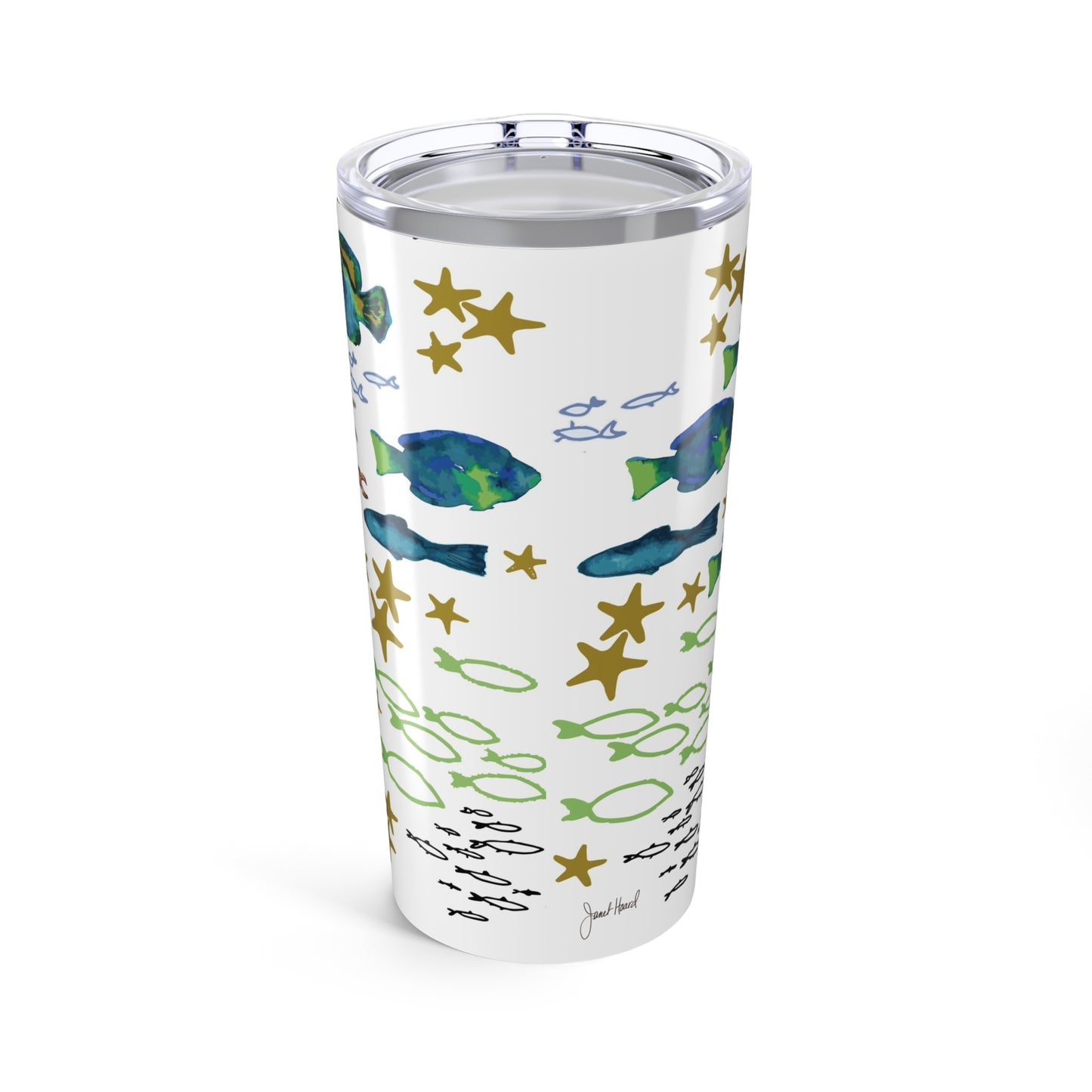 Tumbler 20oz "Underwater Academy" by Janet Hoard