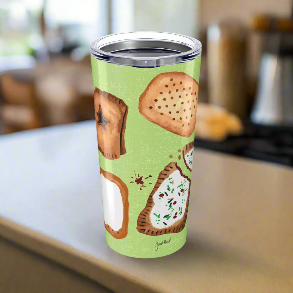 20oz Tumbler "Tartful Delight" by Janet Hoard