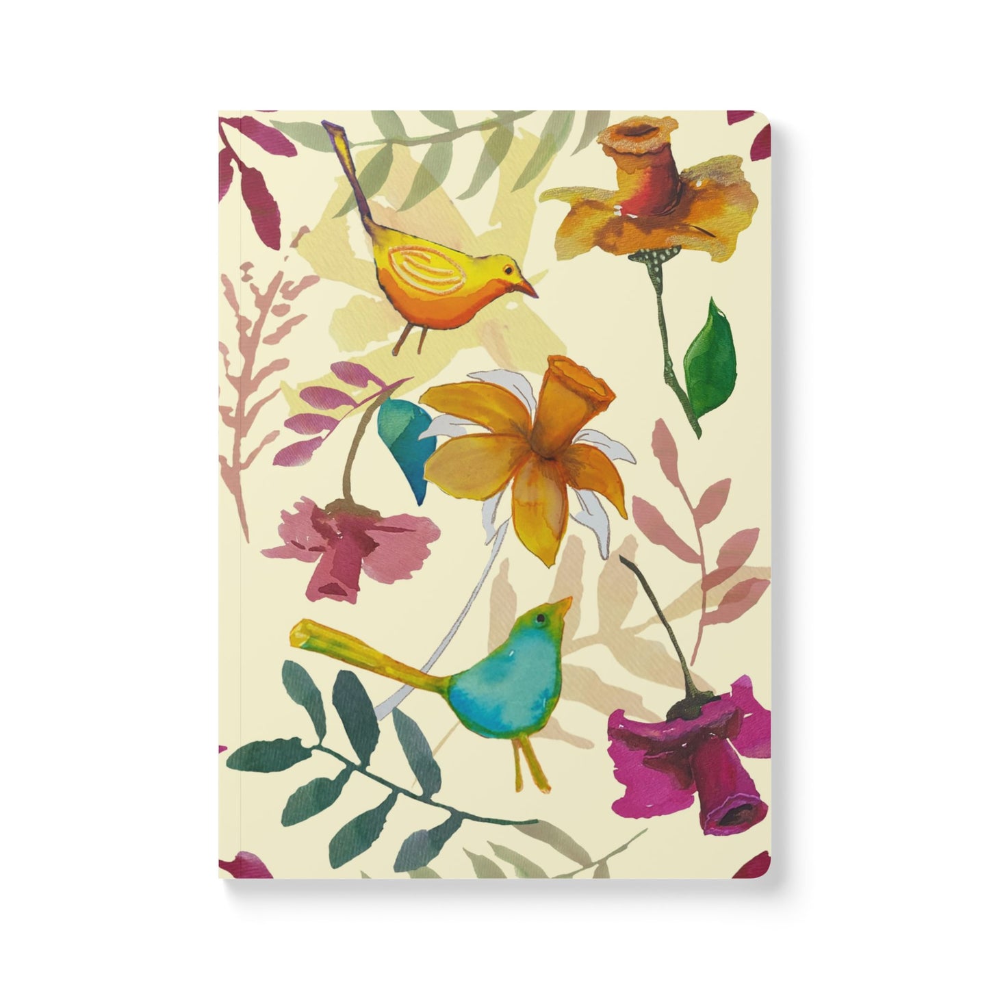 Softcover Journal "Feather & Bloom" by Janet Hoard