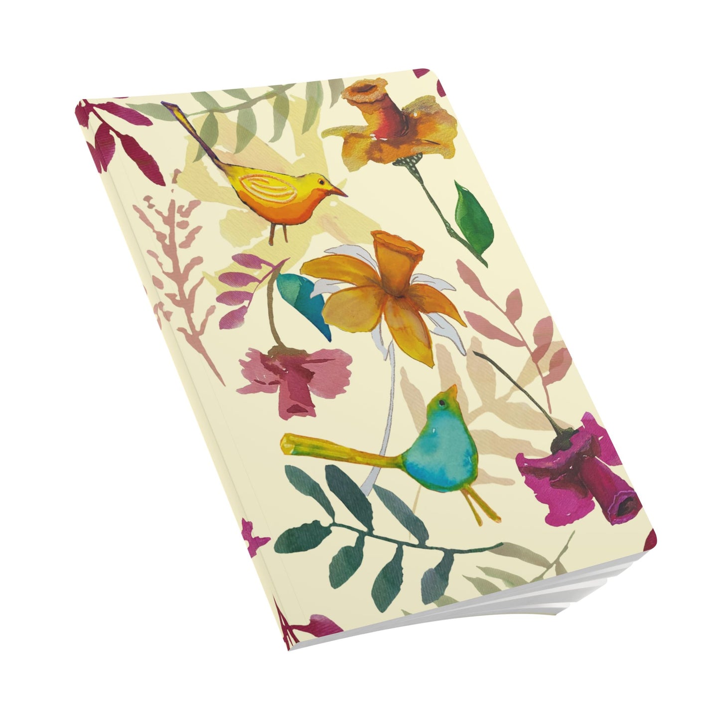 Softcover Journal "Feather & Bloom" by Janet Hoard