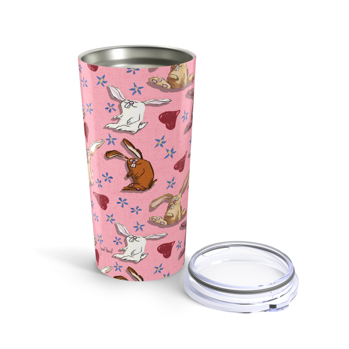 Tumbler "Funny Bunnies" by Janet Hoard