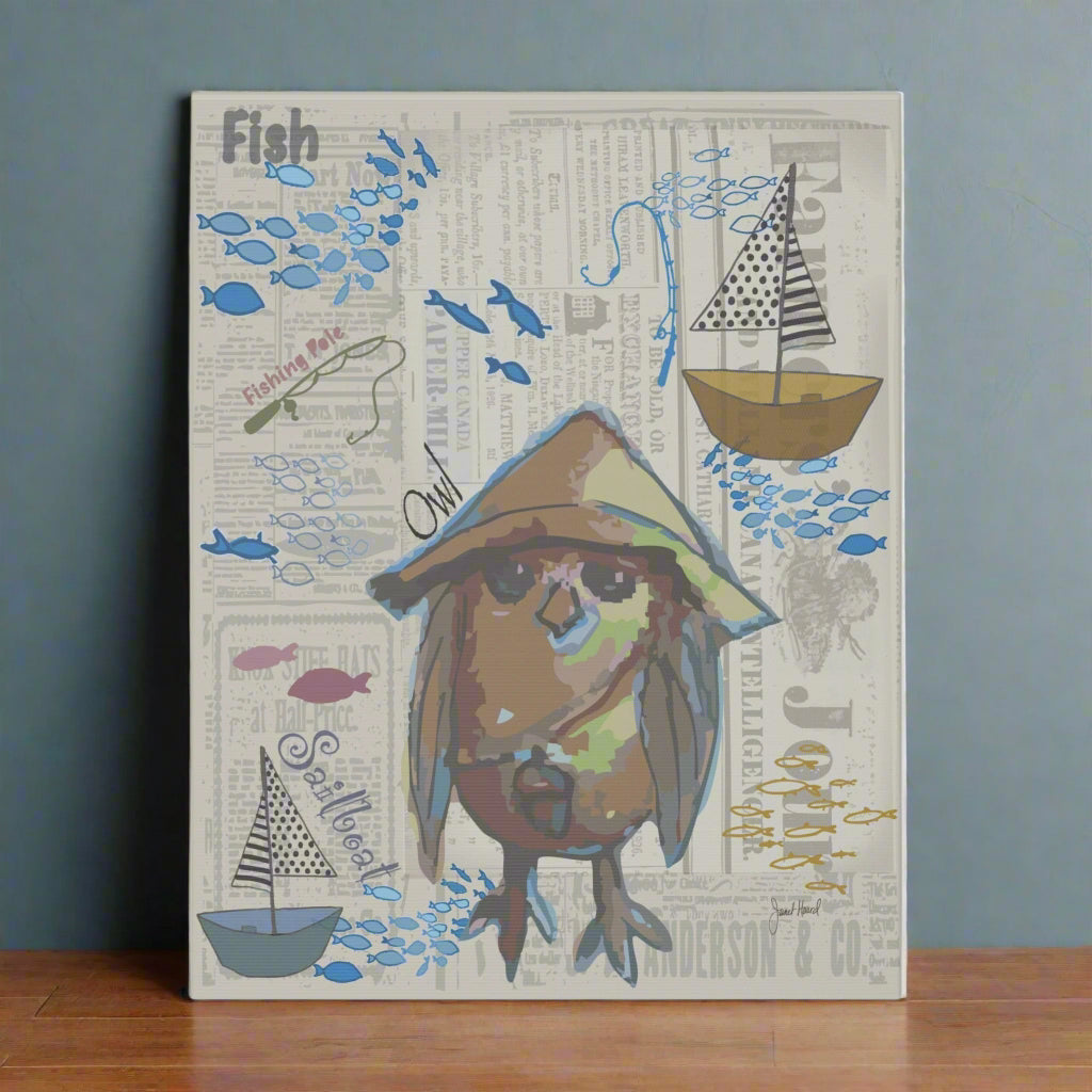 Canvas Gallery Wraps "Sail Away" by Janet Hoard