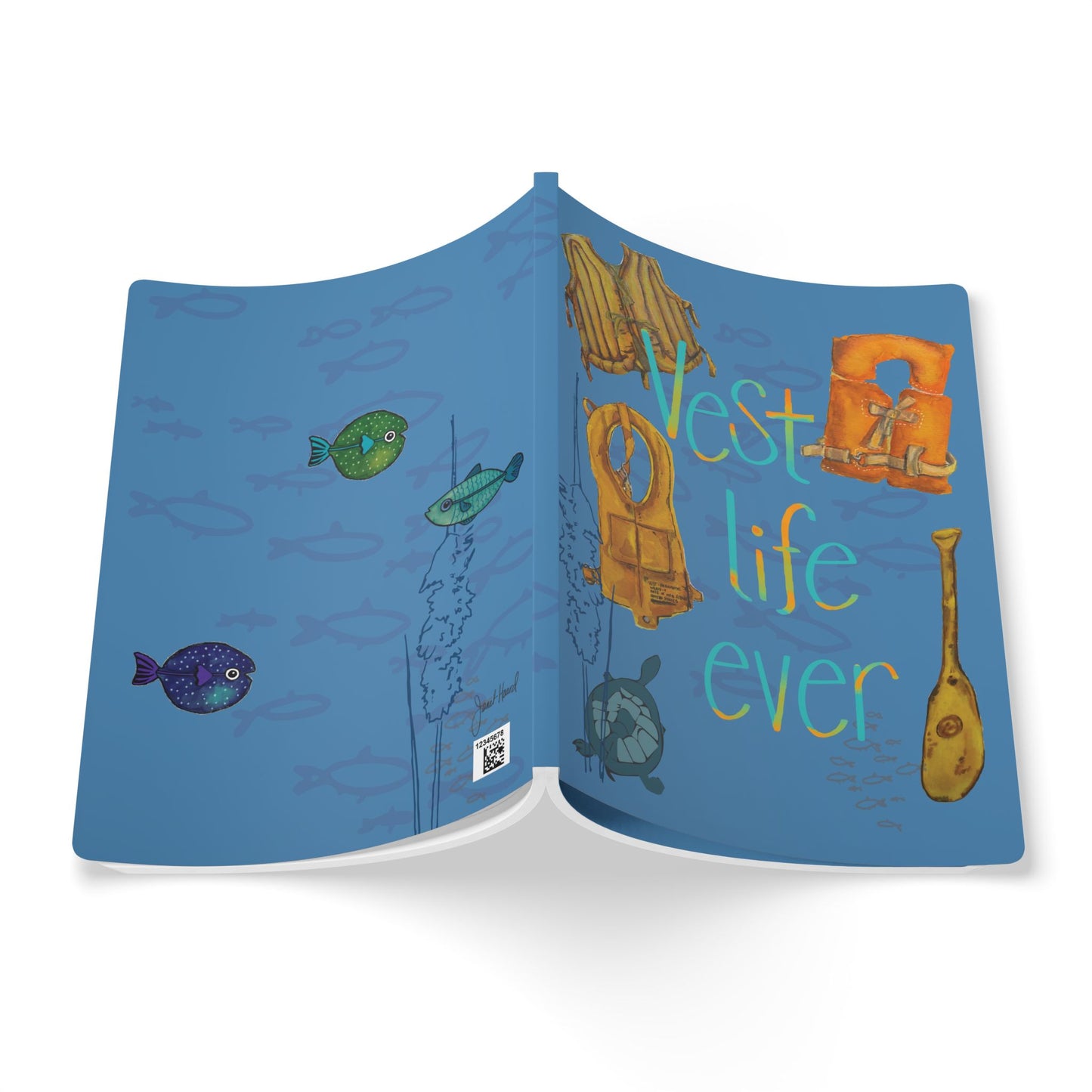 Softcover Journal "Vest Life Ever" by Janet Hoard