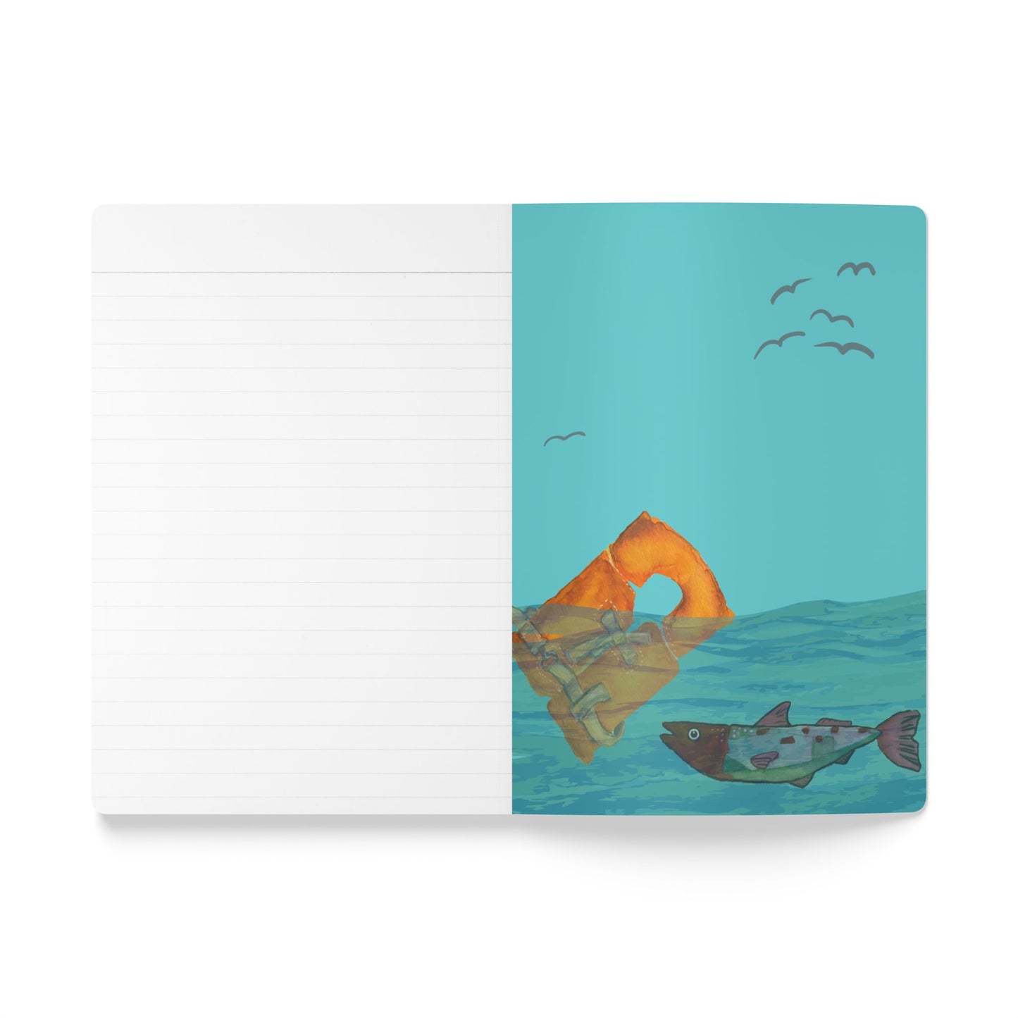 Softcover Journal "Rowboat Slumber" by Janet Hoard