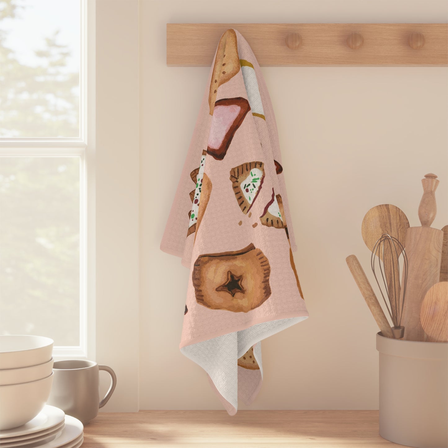 Kitchen Towel "Tartful Delight" by Janet Hoard