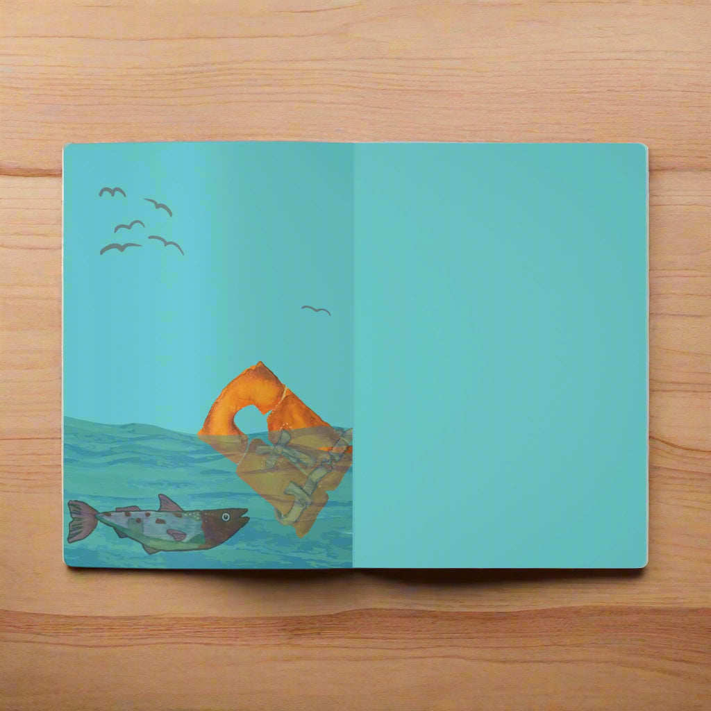 Softcover Journal "Rowboat Slumber" by Janet Hoard