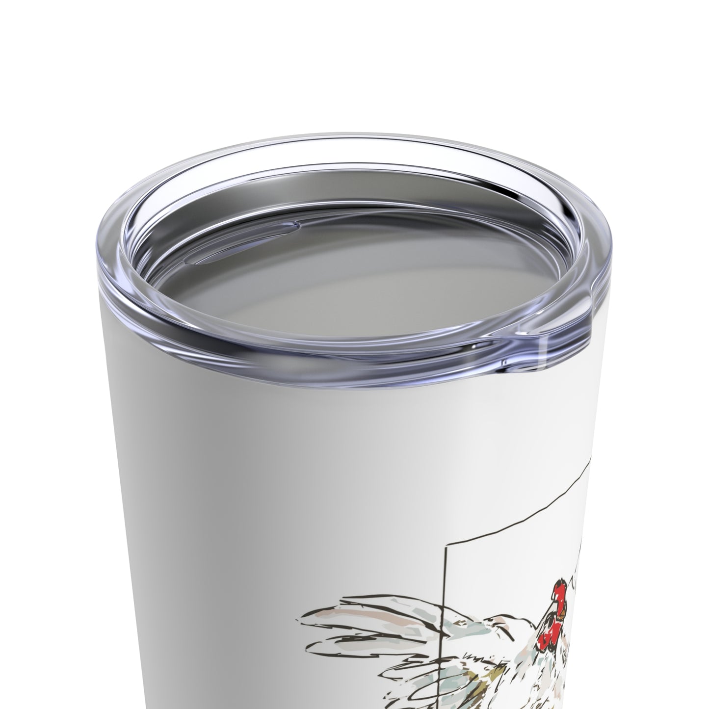 Tumbler 20oz "Dancing Rooster" art by Janet Hoard