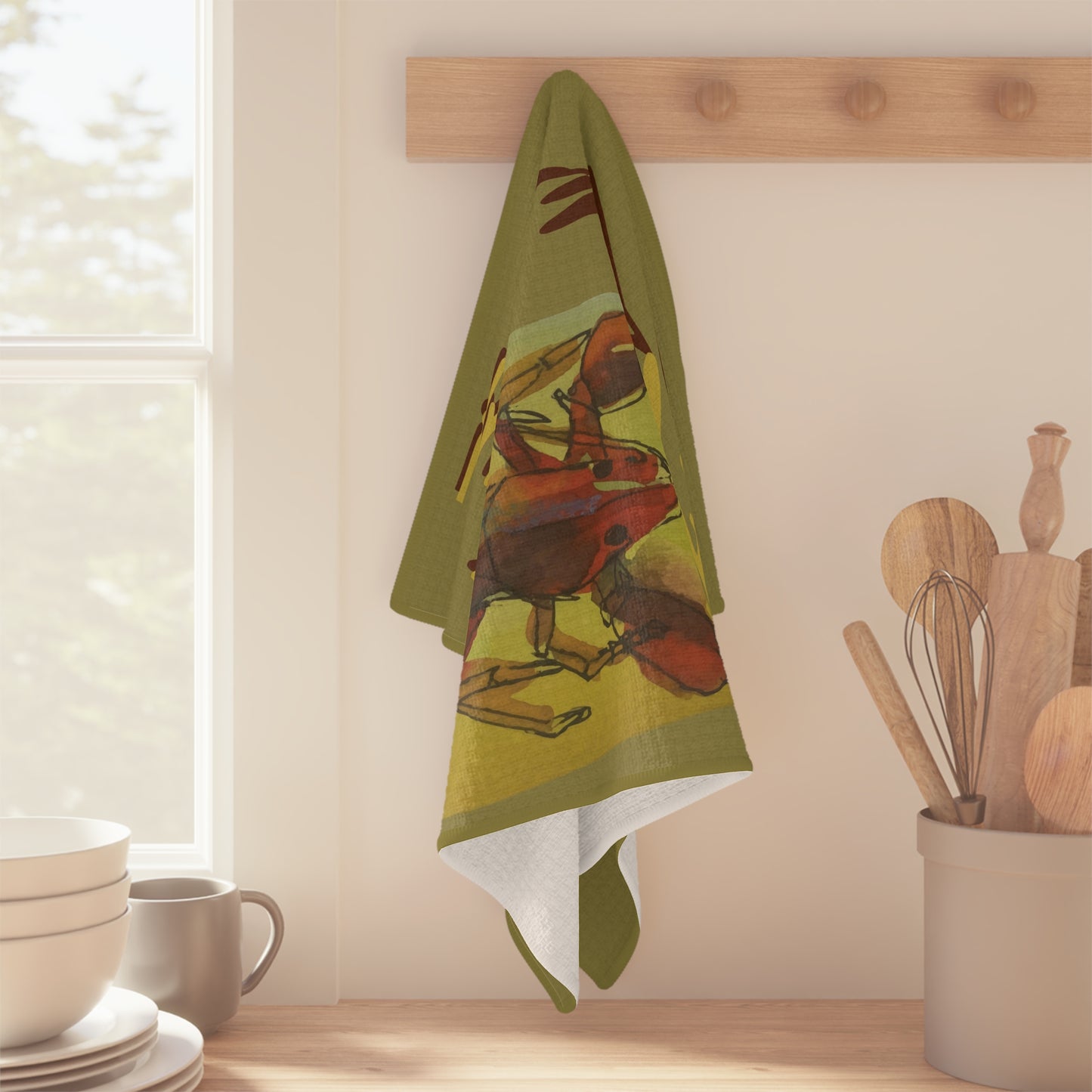 Kitchen Towel Microfiber "Butter Me Up" by Janet Hoard
