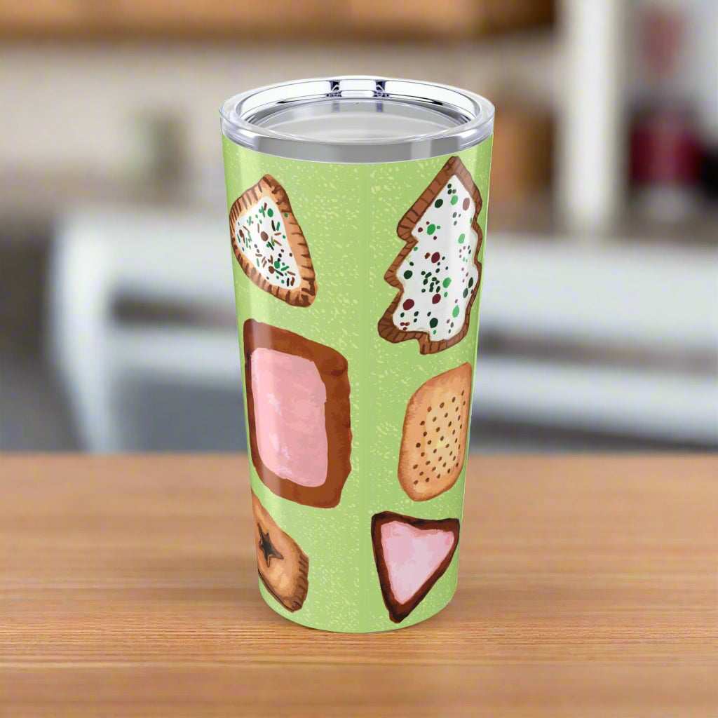 20oz Tumbler "Tartful Delight" by Janet Hoard