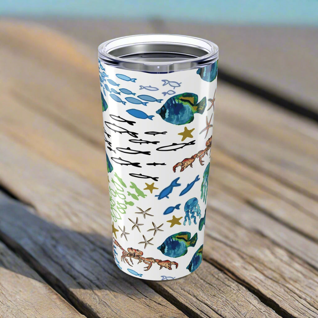 Tumbler 20oz "Underwater Academy" by Janet Hoard