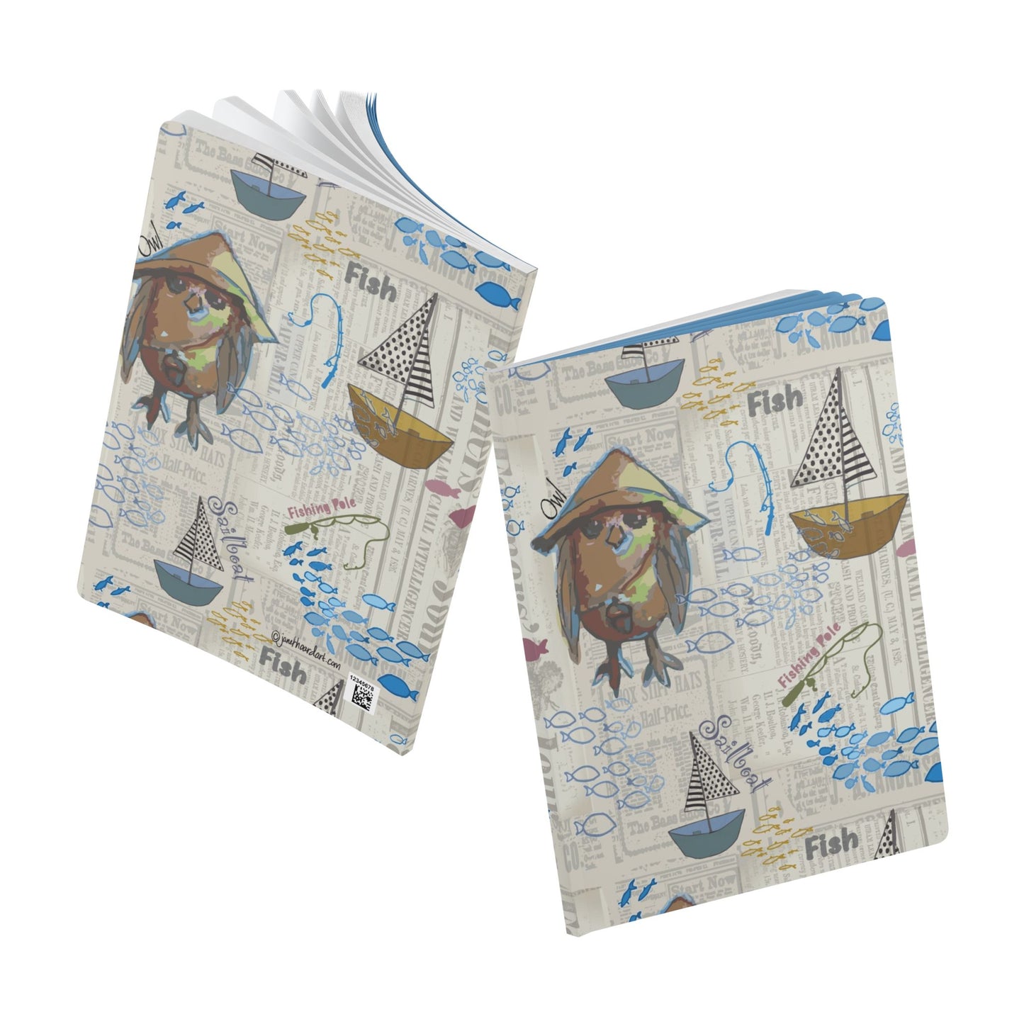 Softcover Journal "Sail Away" by Janet Hoard