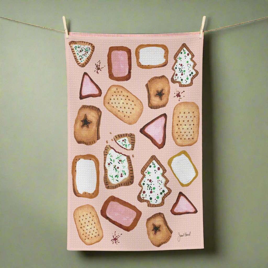 Kitchen Towel "Tartful Delight" by Janet Hoard