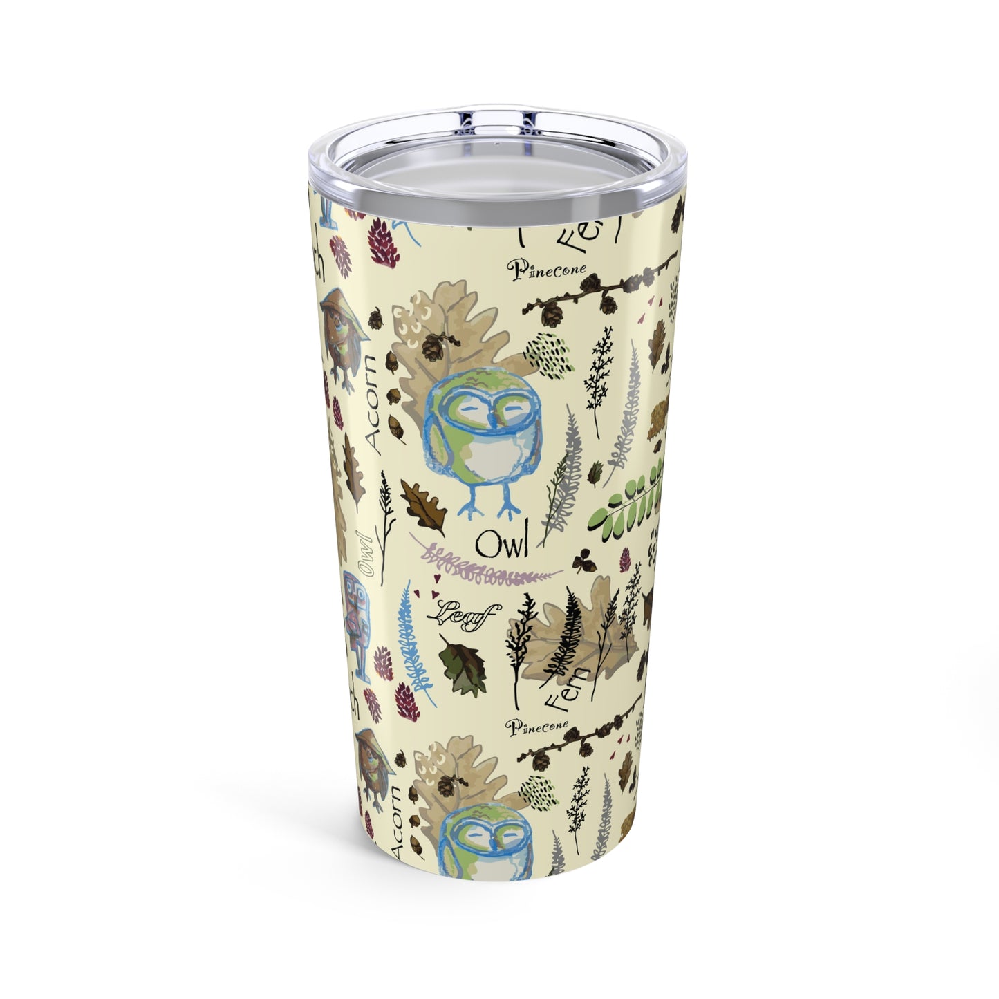 Tumbler 20oz "Hoot and Harvest" by Janet Hoard