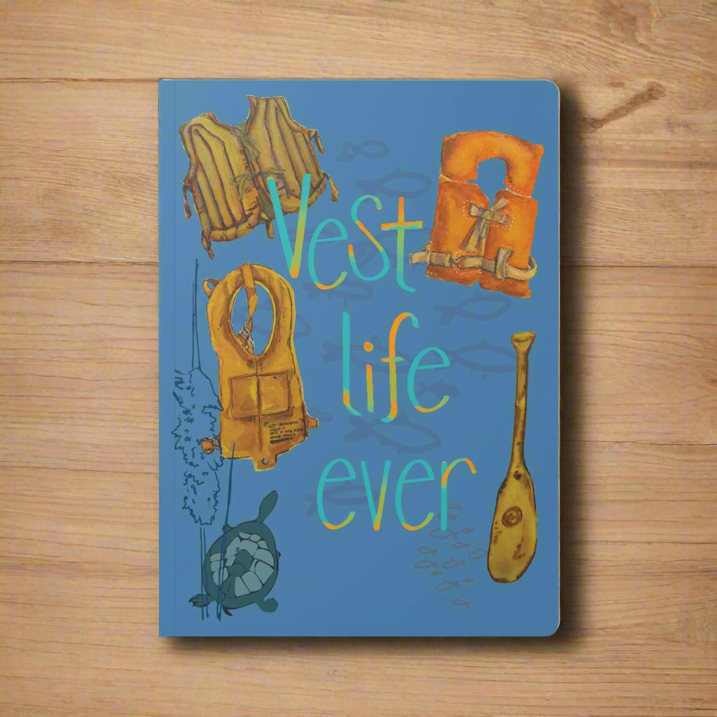 Softcover Journal "Vest Life Ever" by Janet Hoard