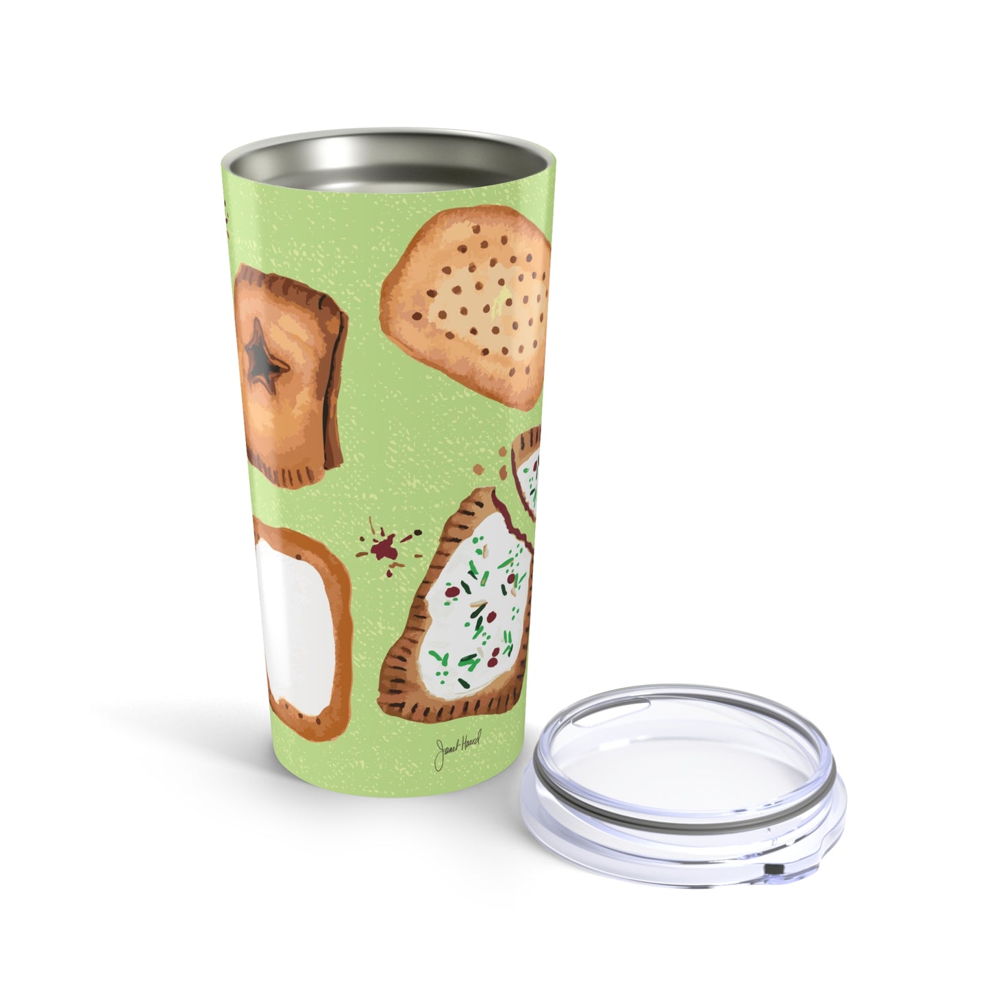 20oz Tumbler "Tartful Delight" by Janet Hoard