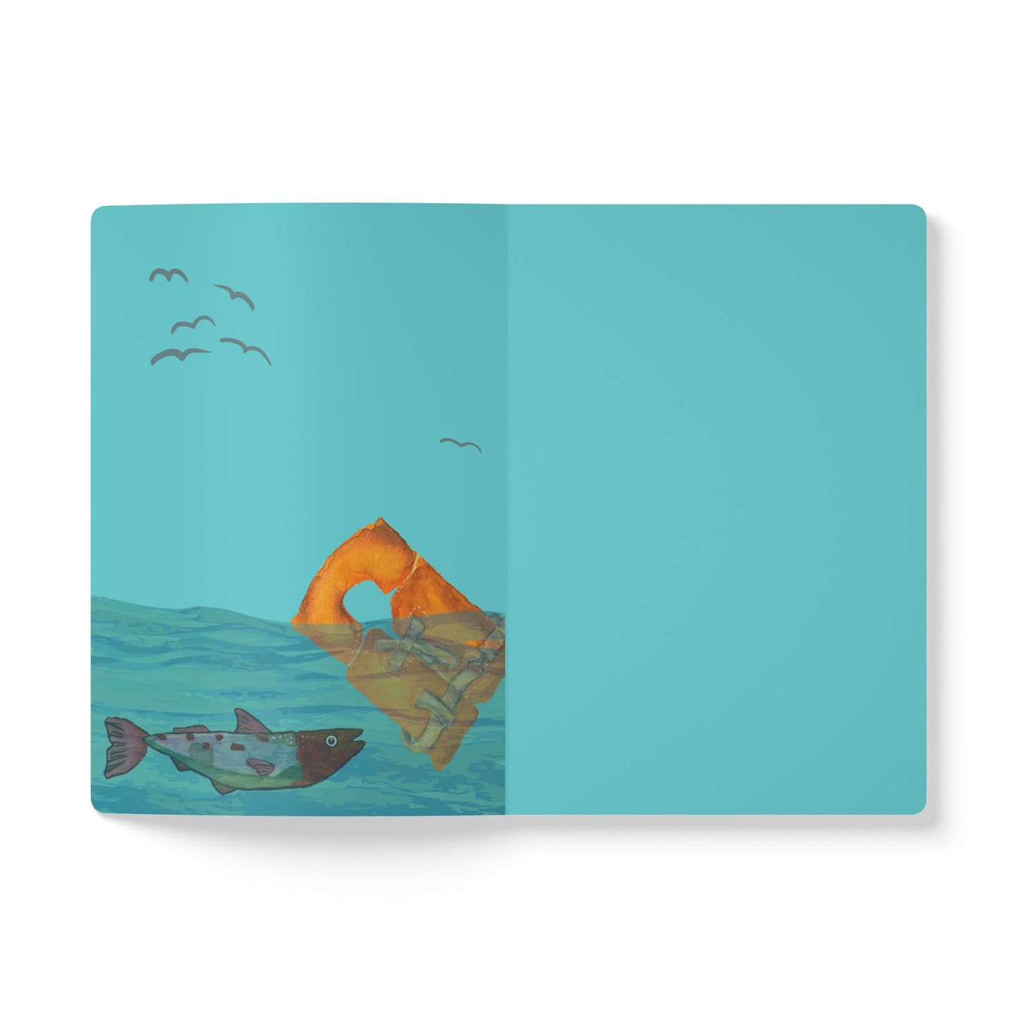 Softcover Journal "Rowboat Slumber" by Janet Hoard