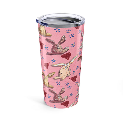 Funny Bunnies Tumbler | Cute Bunny 20oz Cup