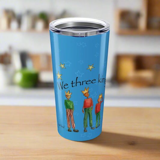 Tumbler 20oz  "We Three Kings" art by Janet Hoard