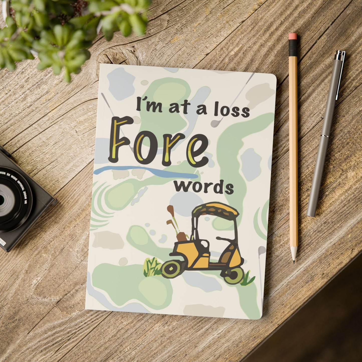 Softcover Journal "I'm at a loss FORE words" by Janet Hoard