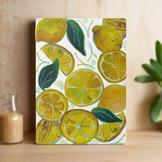 Soft Cover Journal "Lemons Galore" by Janet Hoard
