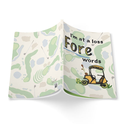 Golf Notebook | Funny Golf Softcover Journal