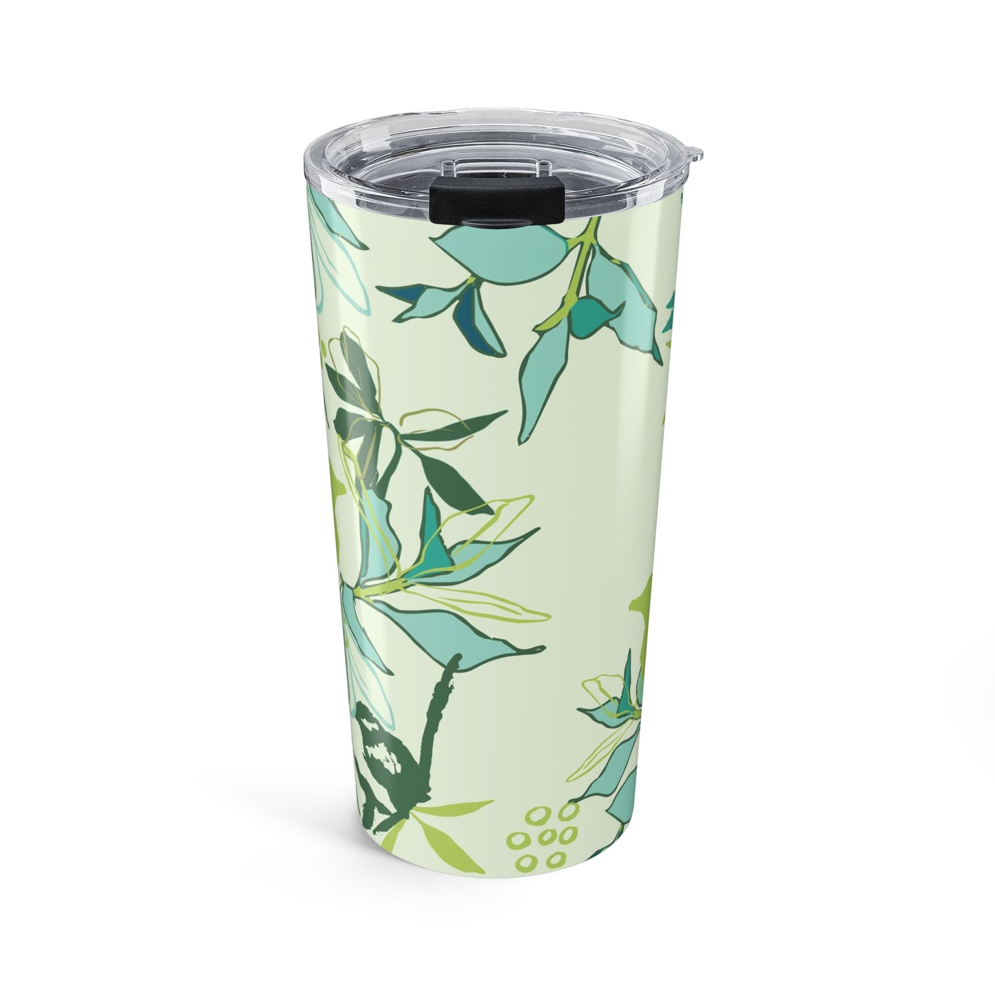 Canopy Mist Tumbler | Soft Green Botanical Travel Mug