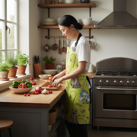 Cat Apron | Crumble Cats Cute Cooking Kitchen Apron