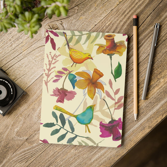Softcover Journal "Feather & Bloom" by Janet Hoard